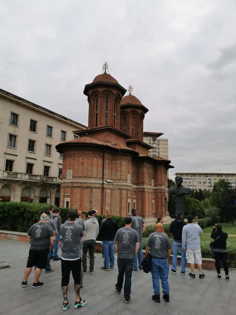 Hop-on Hop-off minibus Tour of Bucharest & Village Museum - The Palace of Parliament from the outside