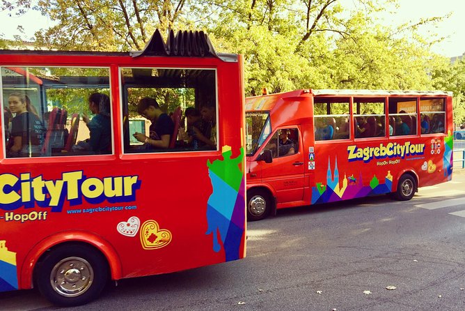 Hop On Hop Off Panoramic bus - Zagreb City Tour - The Croatian National Theatre and the Upper Town
