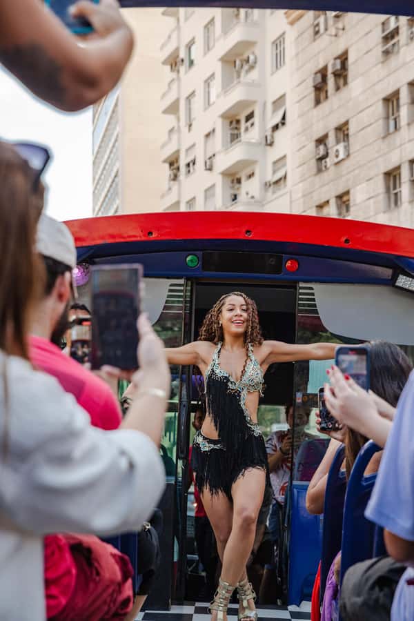 Hop-ON Hop-OFF Sightseeing Bus in Rio de Janeiro - Rio Samba Bus - The South Zone adds food streets and neighborhood character