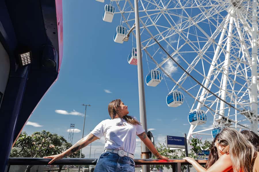 Hop-ON Hop-OFF Sightseeing Bus in Rio de Janeiro - Rio Samba Bus - Lapa and the Selarón Staircase show Rio’s creative side