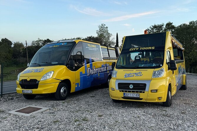 Hop-On Hop-Off Yellow Cabrio Tour: Discover Dubrovnik in 1.5 hour - Commentary depends heavily on the guide and audio setup