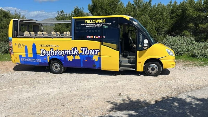 Hop-On Hop-Off Yellow Cabrio Tour: See Dubrovnik in 90mins - The Franjo Tuđman Bridge photo stop
