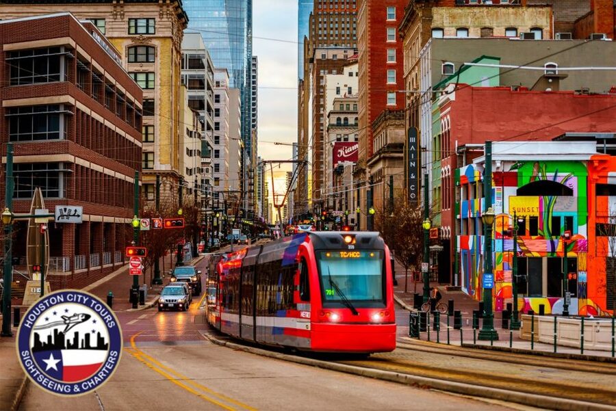 Houston: Guided City Tour by an Open-Top Double Decker Bus - Market Square Park and the Old Union station