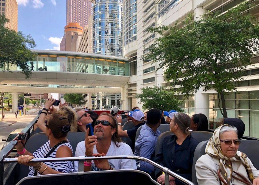 Houston: Guided City Tour by an Open-Top Double Decker Bus - Buffalo Bayou, the Aquarium, and Sam Houston Park