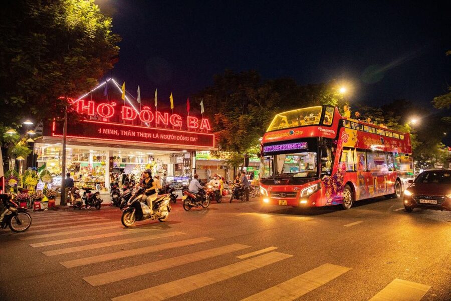 Hue: City Sightseeing Hop-On Hop-Off Bus Tour - Dong Ba Market for food and everyday Hue