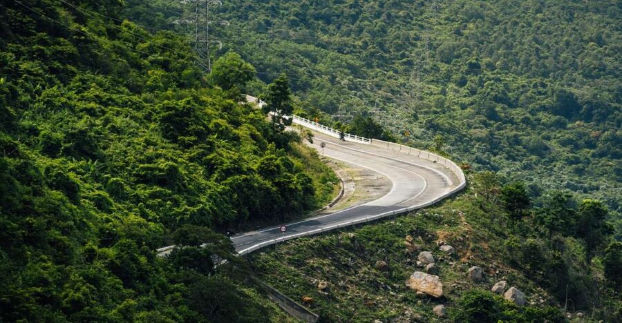 Hue to Hoi An by bus: Hai Van Pass, Lang Co, Marble mountain - Lang Co Beach at 10:30 AM