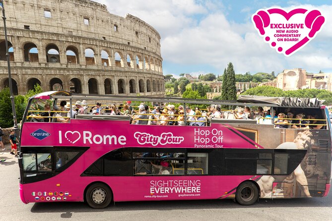 I Love Rome : Hop on Hop off Open Bus Tour - Starting at Termini on Via Giovanni Giolitti