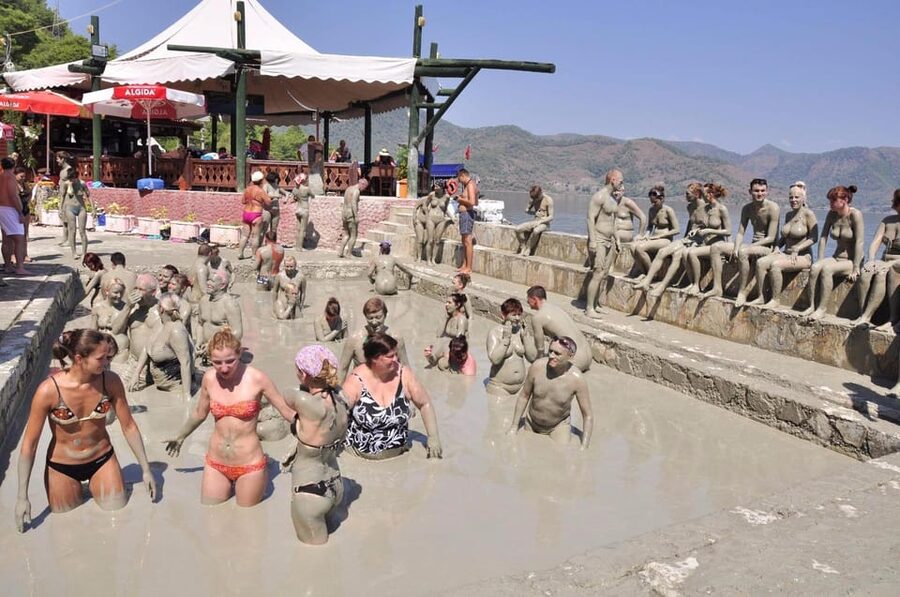 Icmeler Dalyan Köyceğiz (By Bus) - One hour at the Dalyan mud baths