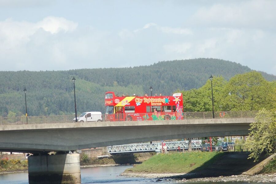 Inverness: City Sightseeing Hop-On Hop-Off Bus Tour - St Andrews Cathedral and the church towers