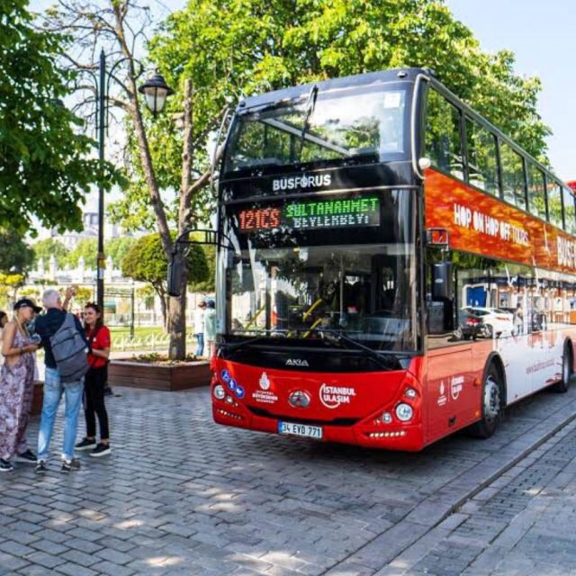 Istanbul Hop On Hop Off Bus24 Hours Ticket - Şişhane and the view from the upper deck