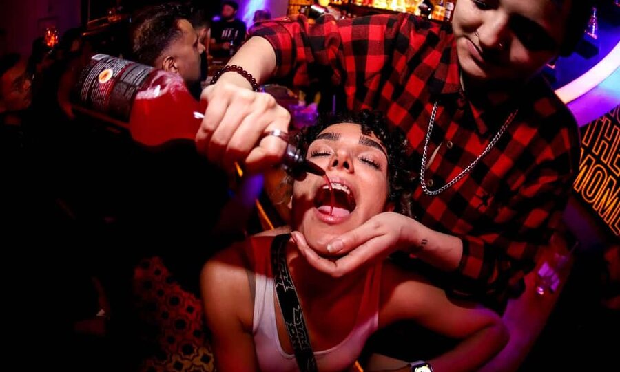 Istanbul: Rooftop Pub Crawl with Party Bus - The party bus and the raki stop
