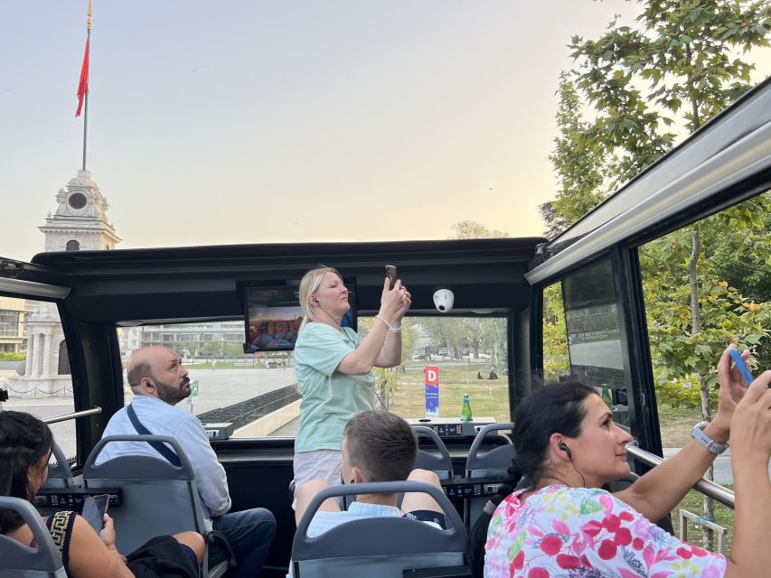 Istanbul: Two Continents Evening Bus Tour with Commentary - Galata Bridge and the tower district