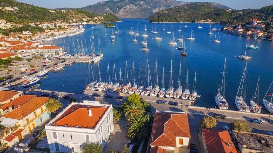 Ithaca Island Tour with Bus & Cruise with Swim Stops - Vathi: Ithaca’s graceful first impression
