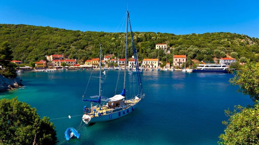 Ithaca Island Tour with Bus & Cruise with Swim Stops - The early pickup and ferry crossing