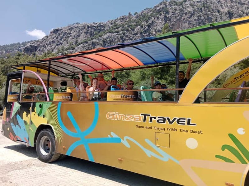 Kemer: Party Bus to Goynuk Canyon with Entrance Ticket - Choosing between canyoning, ziplining, rafting, and the boat