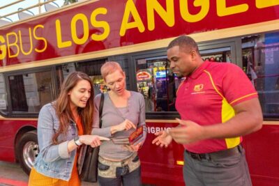 LA: Hop-on Hop-off Tour by Open-top Bus with 19 Stops