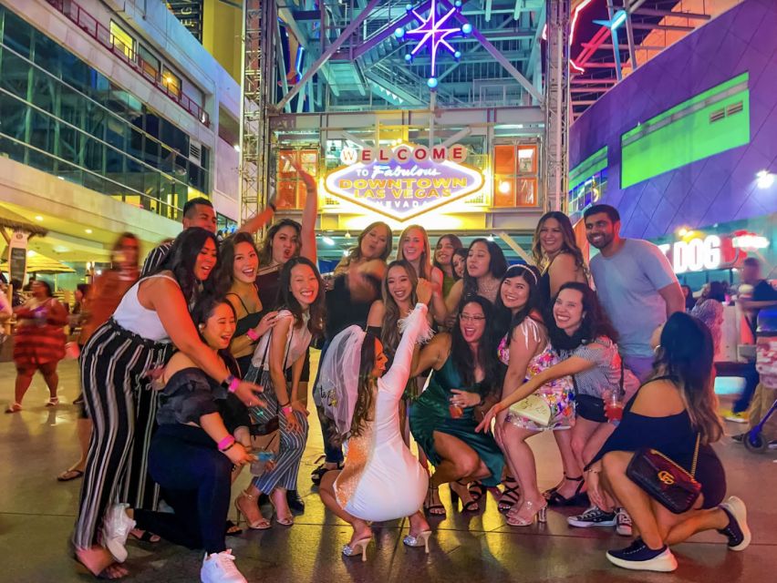 Las Vegas Fremont Street Bar Crawl (party bus add-on option) - What your four-hour route looks like