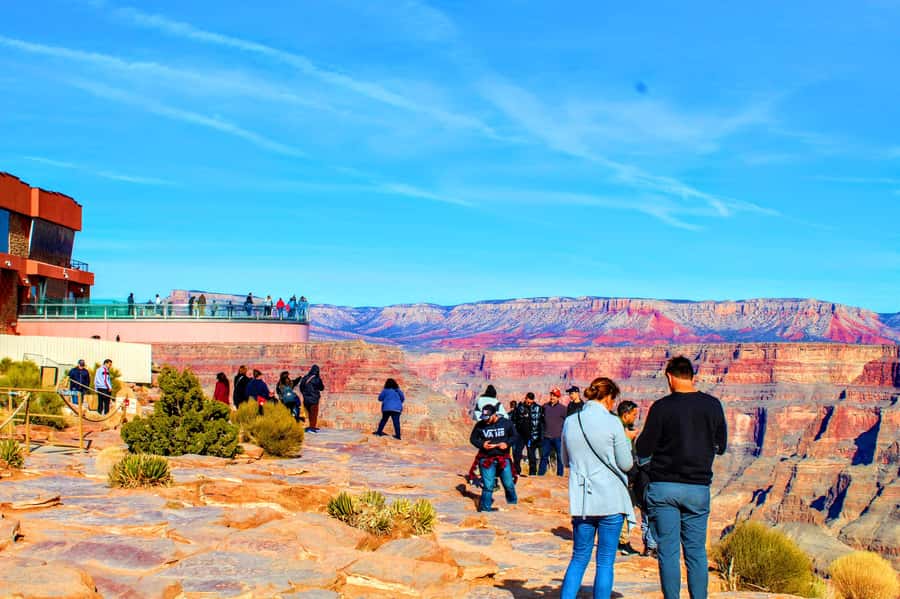 Las Vegas: Grand Canyon West Bus Tour with Guided Walk - The road to Grand Canyon West