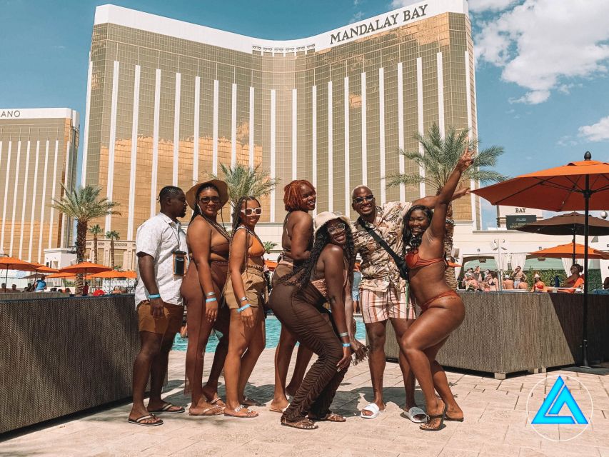 Las Vegas: Pool Crawl with Free Drinks on the Party Bus - Your first stop on the Strip