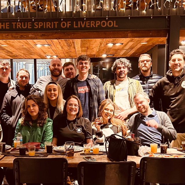 Liverpool: Brewery Bus Tour with 12 Beer and Pizza - Key points at a glance