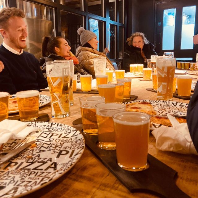 Liverpool: Brewery Bus Tour with 12 Beer and Pizza - Food breaks keep the afternoon grounded