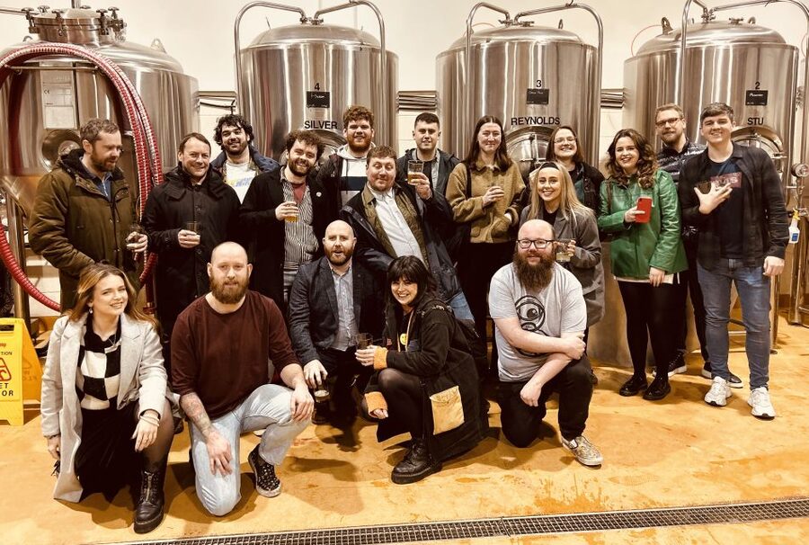 Liverpool: Brewery Bus Tour with 12 Beer and Pizza - What the four-hour route feels like
