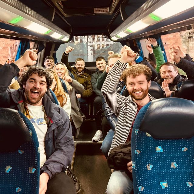 Liverpool: Brewery Bus Tour with 12 Beer and Pizza - Meeting Darren outside The Shankly Hotel