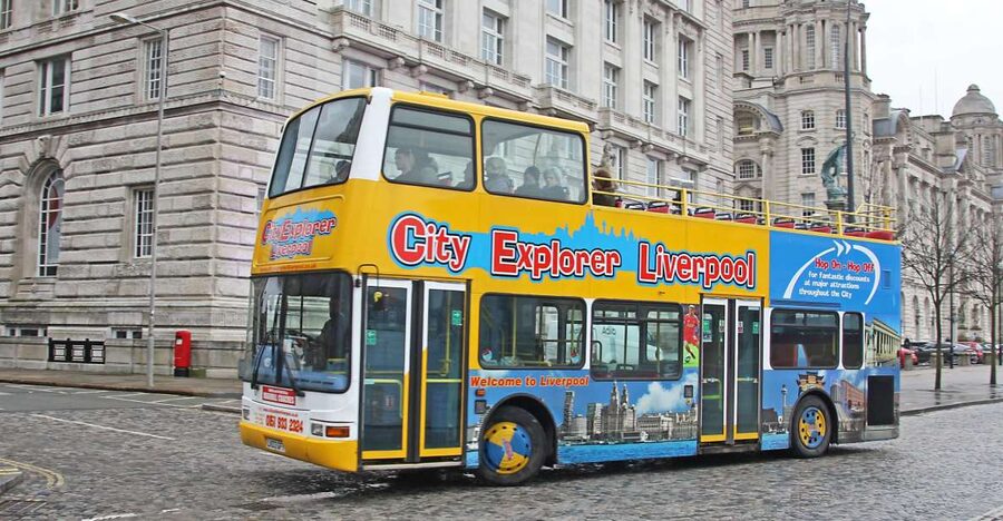 Liverpool City Explorer 24 hour hop-on hop-off Bus Tour - Liverpool One and the city center