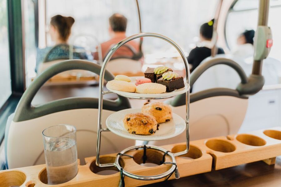 London: Afternoon Tea Bus with a Glass of Prosecco - What this London afternoon tea bus is really like