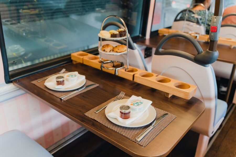 London: Afternoon Tea Bus with a Glass of Prosecco - Who will enjoy this most?