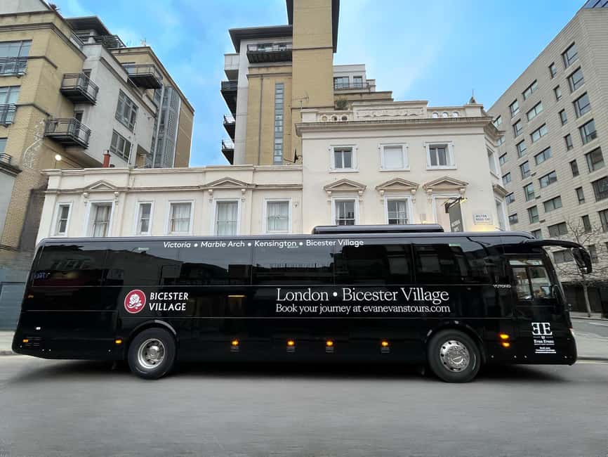 London: Bicester Village Shopping Day Trip with Coach Ride - What is included, and what is not