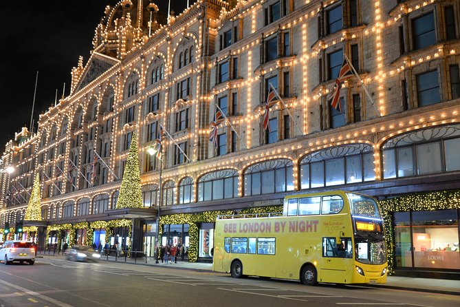 London by Night Sightseeing Tour - Open Top Bus - Why London after dark works so well from the top deck