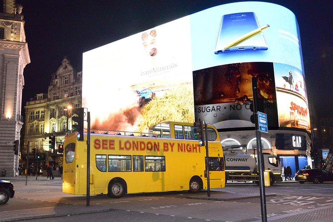 London by Night Sightseeing Tour - Open Top Bus - Westminster, Big Ben, and the London Eye