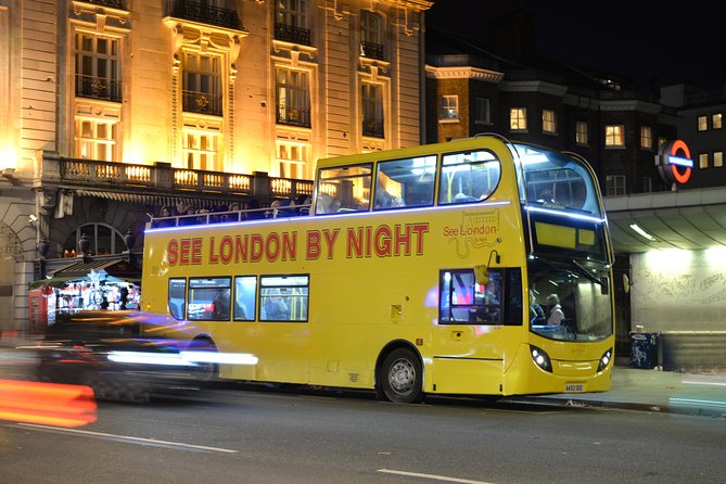 London by Night Sightseeing Tour - Open Top Bus - Kensington, Harrods, and South Kensington