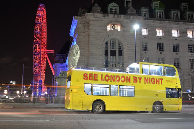 London by Night Sightseeing Tour - Open Top Bus - Live commentary, guide style, and sound quality