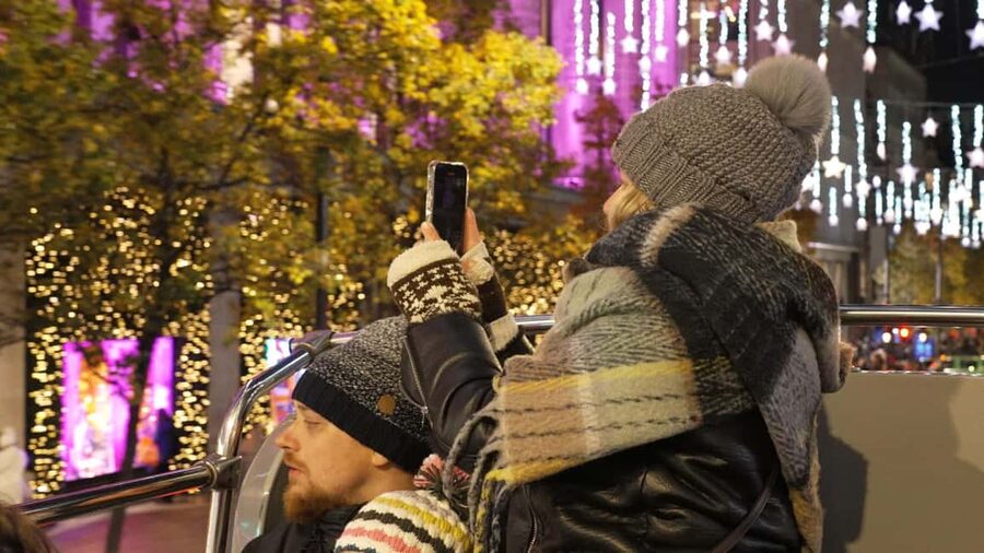 London: Christmas Lights Bus Tour With Live Guide - Seeing London’s Christmas lights without fighting the crowds