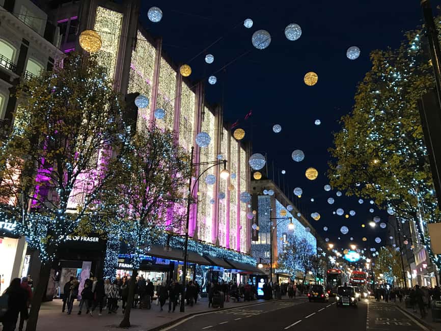 London: Christmas Lights Open-Top Bus Tour - Regent Street supplies the grandest atmosphere