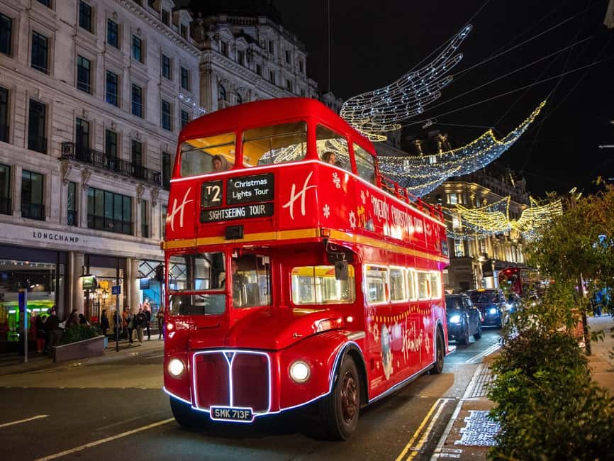 London: Christmas Lights Tour by Vintage Bus - Regent Street is the visual centerpiece