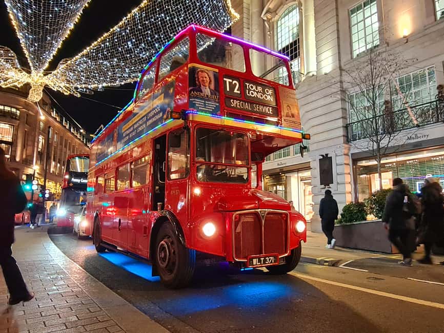 London: Christmas Lights Tour by Vintage Bus - Cold weather is the main thing to plan for