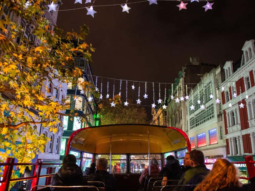 London: Christmas Lights Tour by Vintage Bus - St James’s and Piccadilly Circus bring the lights close