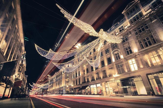 London: Christmas Lights Tour by Vintage Double-Decker Bus - Knightsbridge and the polished west London display