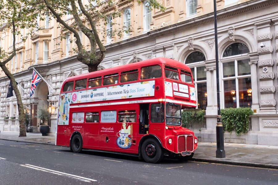 London: Gin and Afternoon Tea Bus Tour with Audio Guide - Audio commentary instead of a live guide