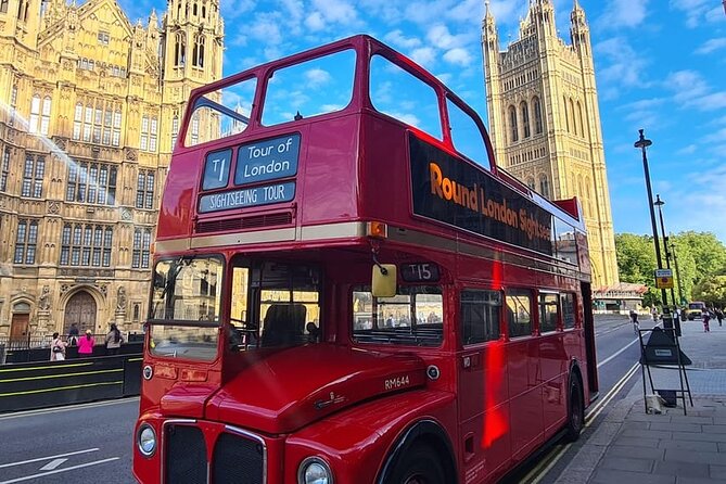 London: Guided Sightseeing Tour on a Vintage Open-Top Bus - Tower Bridge and views along the Thames