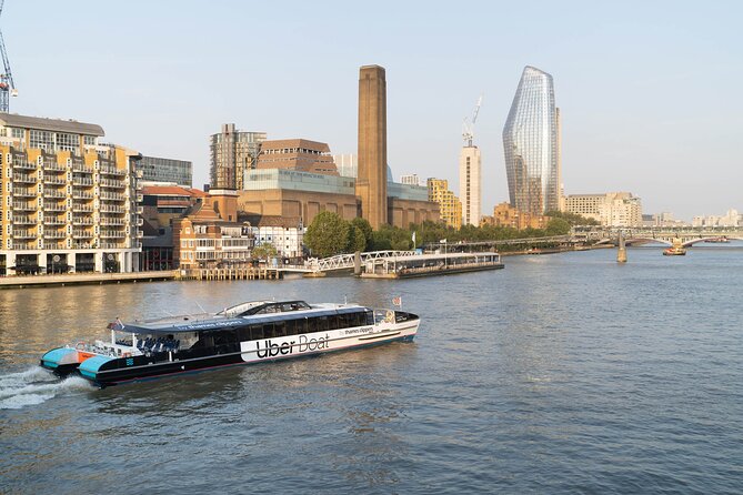 London: Hop-On Hop-Off 1 Day River Thames Adventure - Uber Boat - Canary Wharf, North Greenwich, and the eastern river
