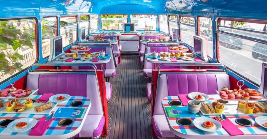 London: Peppa Pig Bus Tour with Entertainment - Afternoon tea served while the bus moves
