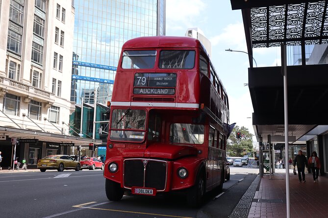 London Routemaster Double Decker Auckland Discovery - Mission Bay and the eastern waterfront