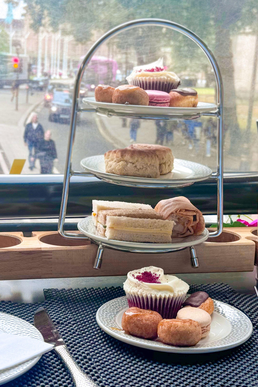 London: Taylor Swift-Inspired Afternoon Tea Bus Tour - Settling in for tea and Taylor Swift