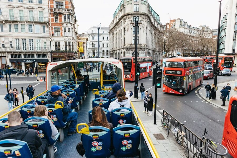 London: Tootbus Must-See Hop-On Hop-Off Bus Tour with Cruise - Yellow, Blue, and Green routes