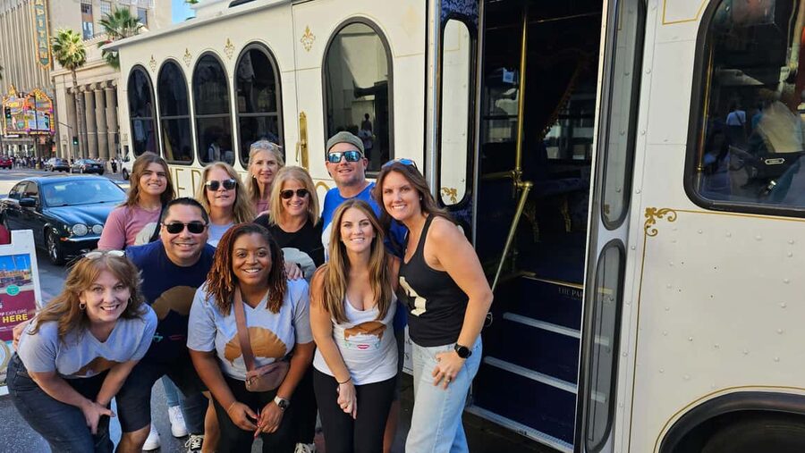 Los Angeles: #1 Trolley Bus Hollywood Sightseeing Tour - Guide commentary, audio, and the pace of the tour