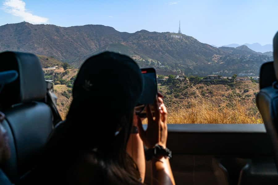 Los Angeles: Celebrity Homes and Hollywood Open-Air Bus Tour - Hollywood, the Walk of Fame, and the first big sights